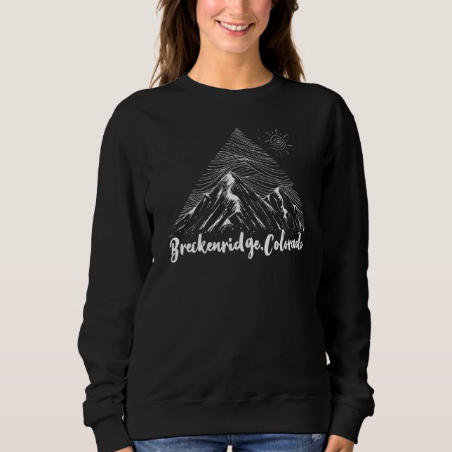 Camiseta Breckenridge Mountain Sun Colorado (Frente)
