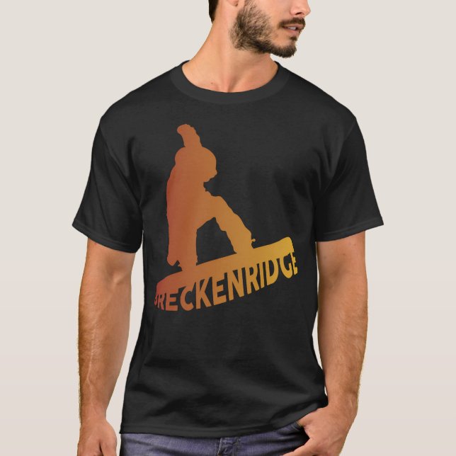 Camiseta Breckenridge Snowboard (Frente)