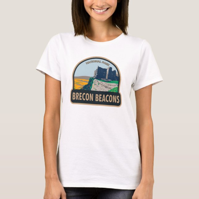 Camiseta Brecon Beacons National Park Wales Vintage (Frente)