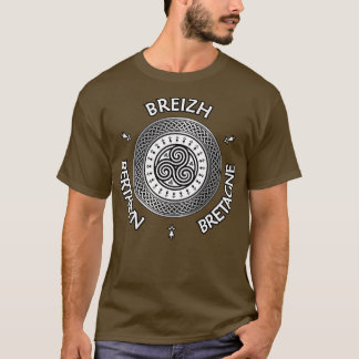 Camiseta Breizh aeyn Bretagne Triskele Ermine Celtic Knot 1
