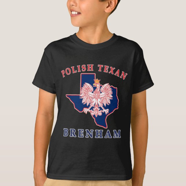 Camiseta Brenham polonês Texan (Frente)