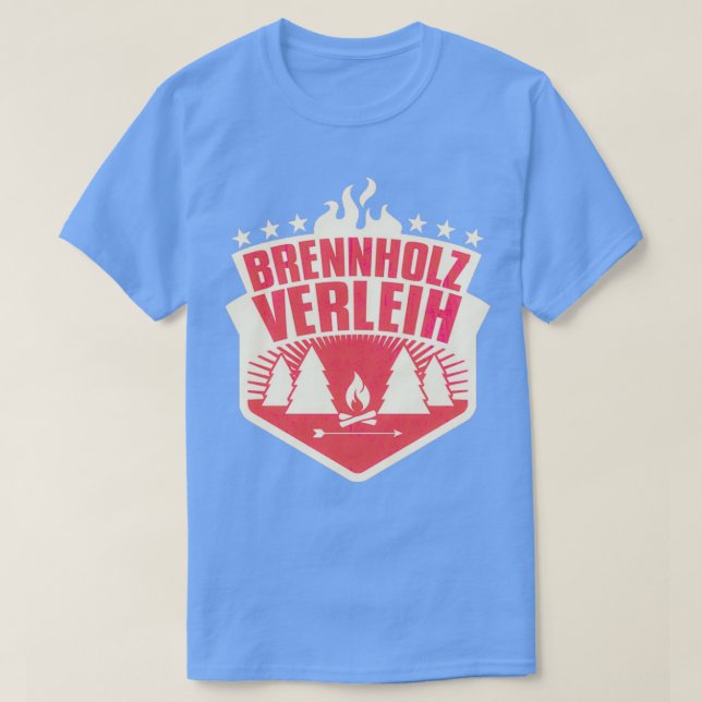 Camiseta Brennholzverleih Melhor Presente  (Frente do Design)