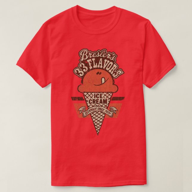 Camiseta Breslers 33 Flavors 1927 (Frente do Design)