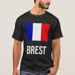 Camiseta Brest French Flag City Vacots França