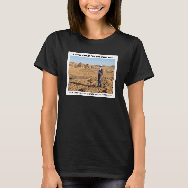 Camiseta Breve caminhada com Emily Teeter (Frente)