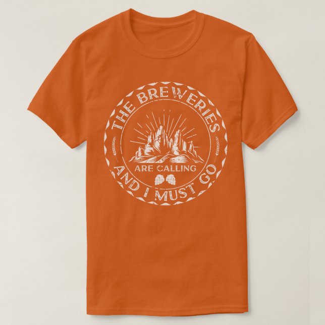 Camiseta Brew Brewery Brewery Brewery Ale Beer (Frente do Design)