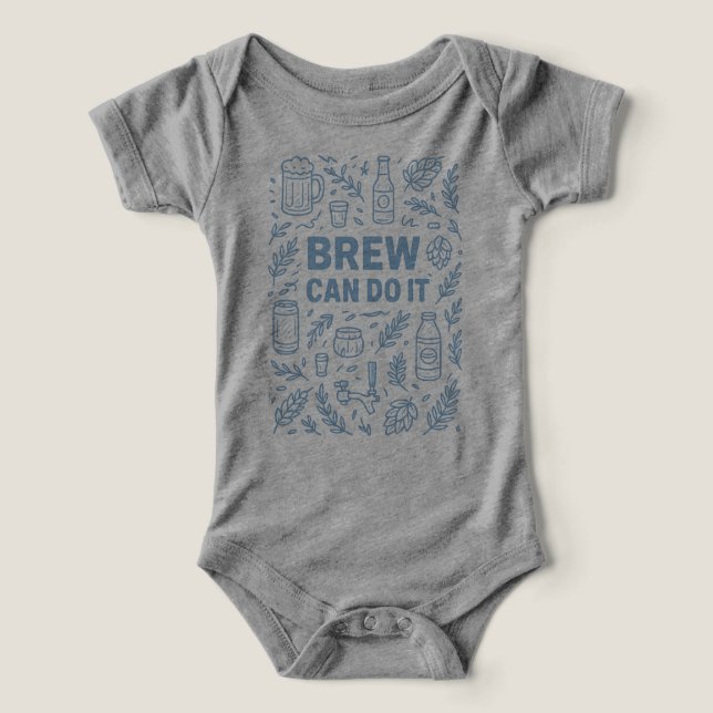 Camiseta Brew pode fazer isso (Design frontal)