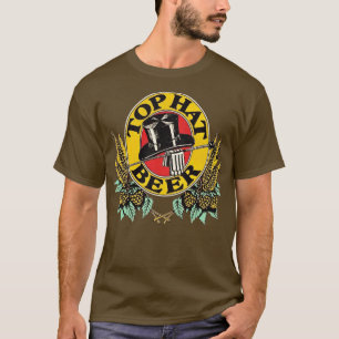 Camiseta Breweriana - Parte Superior da Cerveja de Chapéu