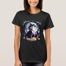 Camiseta "Brewing Magic" Halloween Witch Shirt