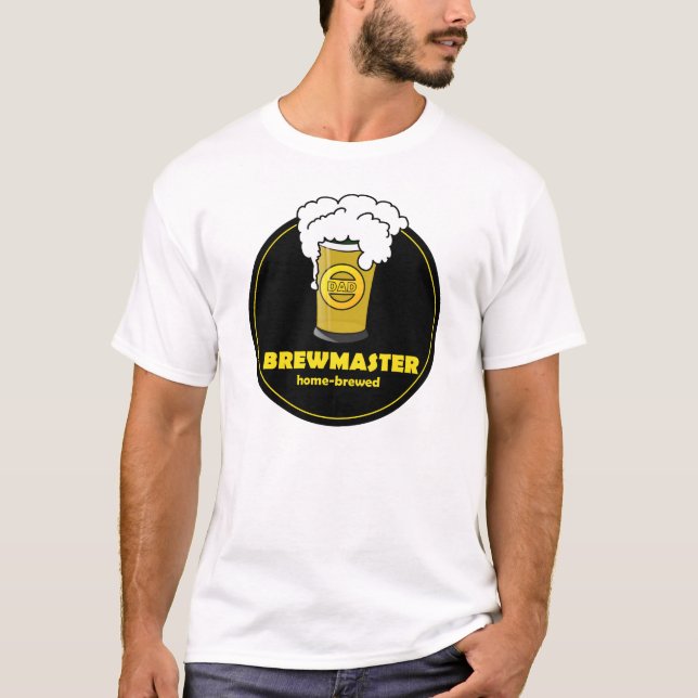 Camiseta Brewmaster Beer com Pai caseiro (Frente)