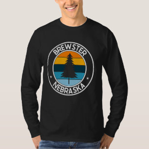 Camiseta Brewster Nebraska NE USA City Pride Retro Sunset