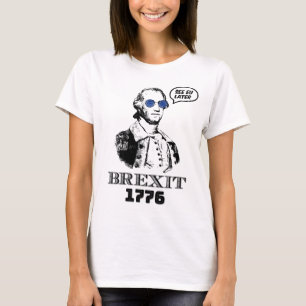 Camiseta Brexit 1776 George Washington Óculos de Sol Cool