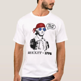 Camiseta Brexit 1776 George Washington Óculos de Sol Cool