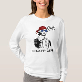 Camiseta Brexit 1776 George Washington Óculos de Sol Cool