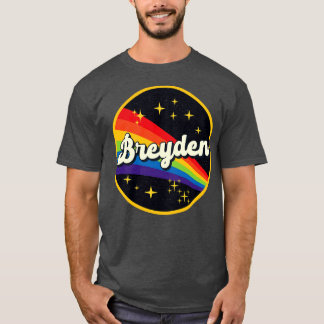 Camiseta Breyden Rainbow In Space Vintage Style