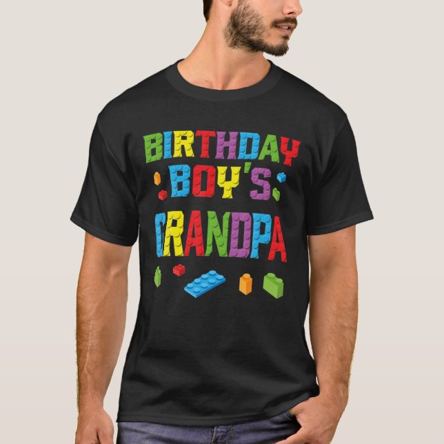 Camiseta Bri do Edifício Avô do Criador Mestre Birthday Boy (Frente)