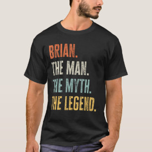 Camiseta Brian Birthday, Man Myend Legend, Engraçado Melhor