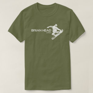 Camiseta Brian Head Resort Utah Snowboarder
