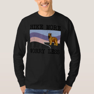 Camiseta Briard Caiu Mais Preocupada Com Menos Caminho Gráf