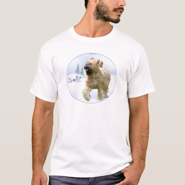 Camiseta Briard Noel (Frente)