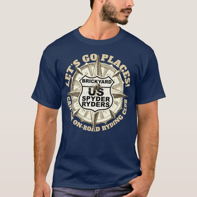 Camiseta Brickyard Chapter - Let's Go Places! (Frente)