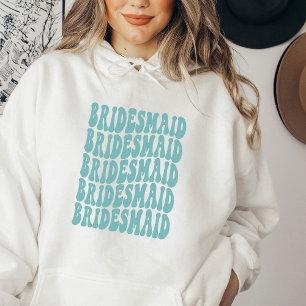 Camiseta Bridal de Correspondência Personalizada do Teal de