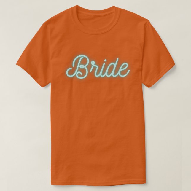 Camiseta Bride 80s 90s Retro Bridal Bachelorette Party Pres (Frente do Design)
