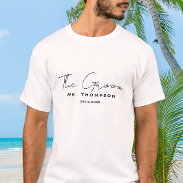 Camiseta Bride and Groom Shirts, Custom Honeymoon Shirts