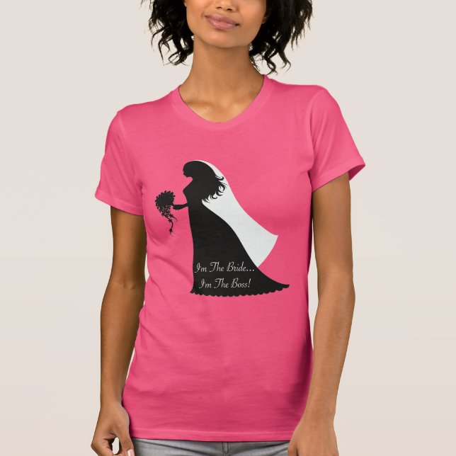 Camiseta Bride Boss Silhouette (Frente)