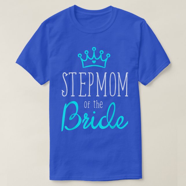 Camiseta Bride Groom Shirts Stepmom of The Bride Wedding Sq (Frente do Design)