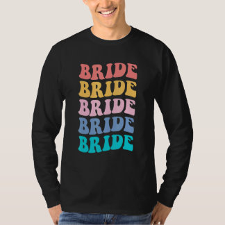 Camiseta Bride I Do Crew Retro Bachelorette Party Bride Bri