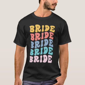 Camiseta Bride I Do Crew Retro Bachelorette Party Bride Bri