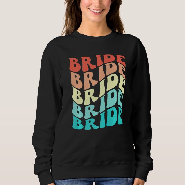 Camiseta Bride I Do Crew Retro Bachelorette Party Bridesmai (Frente)
