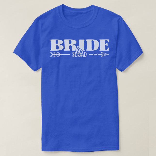 Camiseta Bride Squad Bride And Bridesmaid  (Frente do Design)