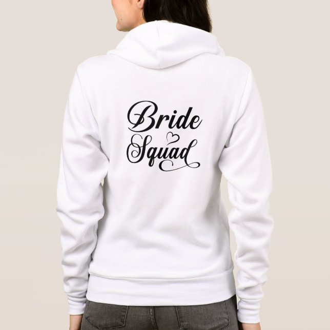 Camiseta Bride Squad Hoodie (Verso)