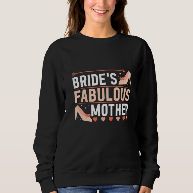 Camiseta Bride's Fabulous Mother Mother Of The Bride (Frente)
