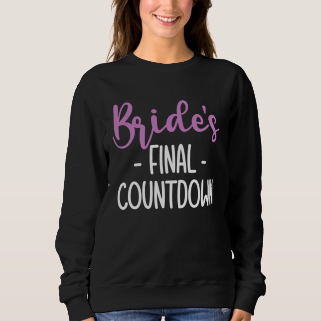 Camiseta Brides Final Countdown Braut (Frente)