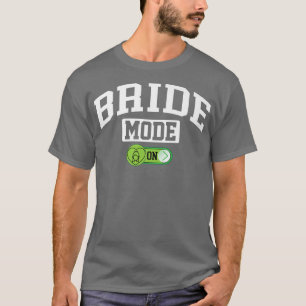 Camiseta Brides Mode sobre Casamento Engraçado Casado com B