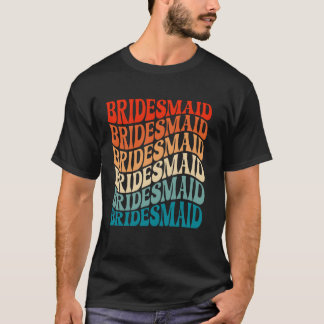 Camiseta Bridesmaid Chá de casamento Brida