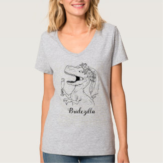 Camiseta Bridezilla Cinza Tee