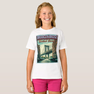 CAMISETA BRIDGE BROOKLYN - MANHATTAN - BROOKLYN - NOVA IORQ