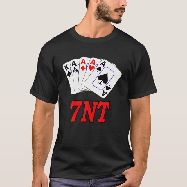 Camiseta Bridge Card Game 7 No Trump - Bridge Player Gift (Frente)