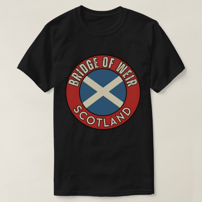 Camiseta Bridge of Weir, Escócia (Frente do Design)