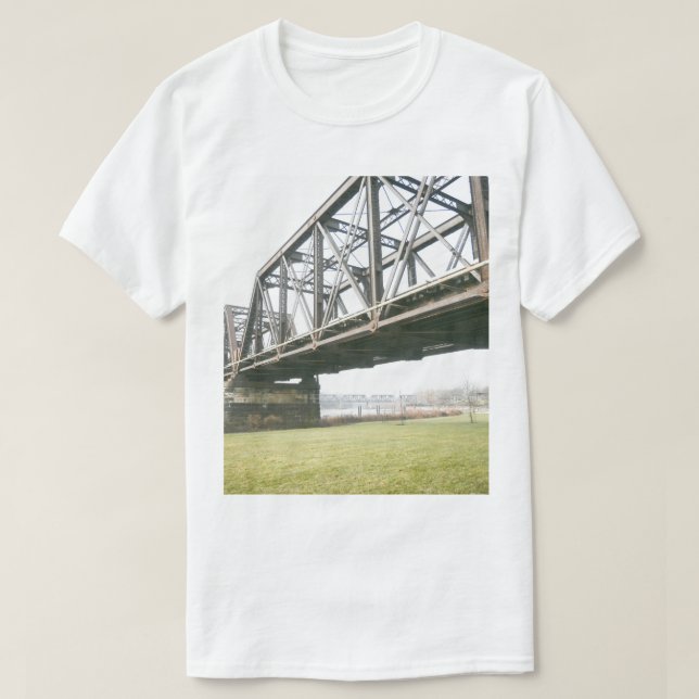 Camiseta Bridge Over Scioto River (Frente do Design)