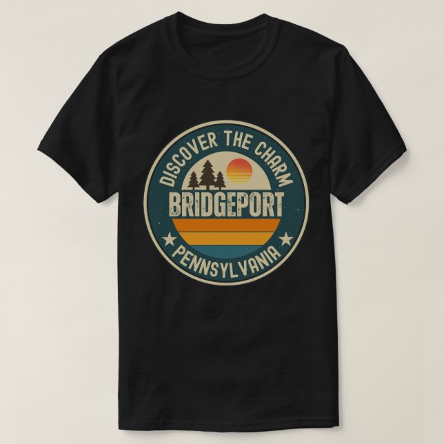 Camiseta Bridgeport, Pensilvânia (Frente do Design)