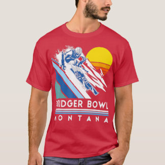 Camiseta Bridger Bowl Montana Retro Ski