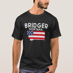 Camiseta Bridger Montana EUA State America Viagem Montanan