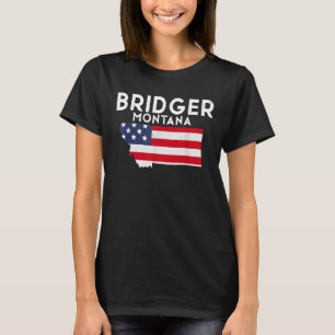 Camiseta Bridger Montana EUA State America Viagem Montanan