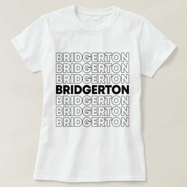 Camiseta Bridgerton (Frente do Design)