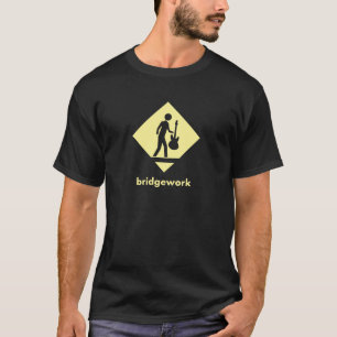 Camiseta Bridgework - "Musical Crossing" - Preto